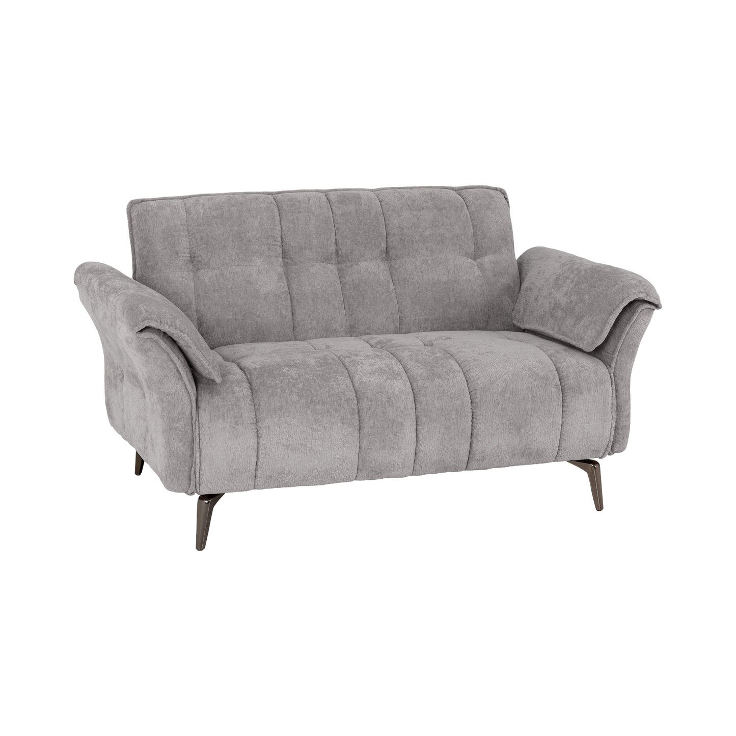 Amalfi 2 Seater Sofa - Grey Fabric