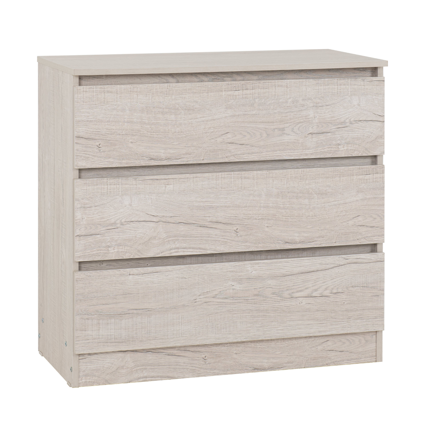 Malvern 3 Drawer Chest – Urban Snow, Stylish Bedroom Storage
