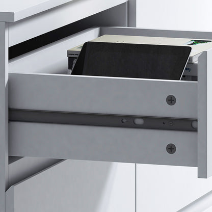 FWStyle Stora 6-Drawer Wide Chest – Matt White