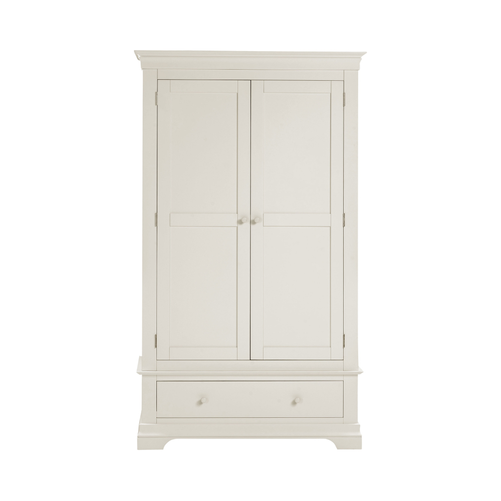 Bordeaux 2 Door Ivory Wardrobe – Elegant Storage Solution