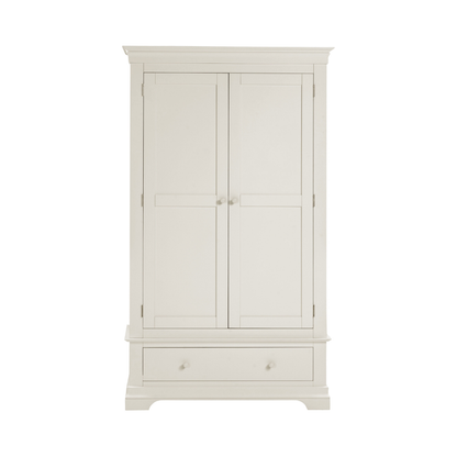 Bordeaux 2 Door Ivory Wardrobe – Elegant Storage Solution