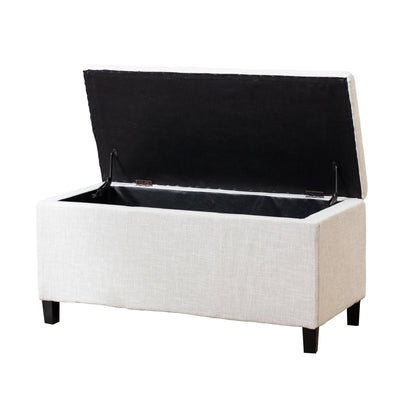 TF Fabric Storage Ottoman