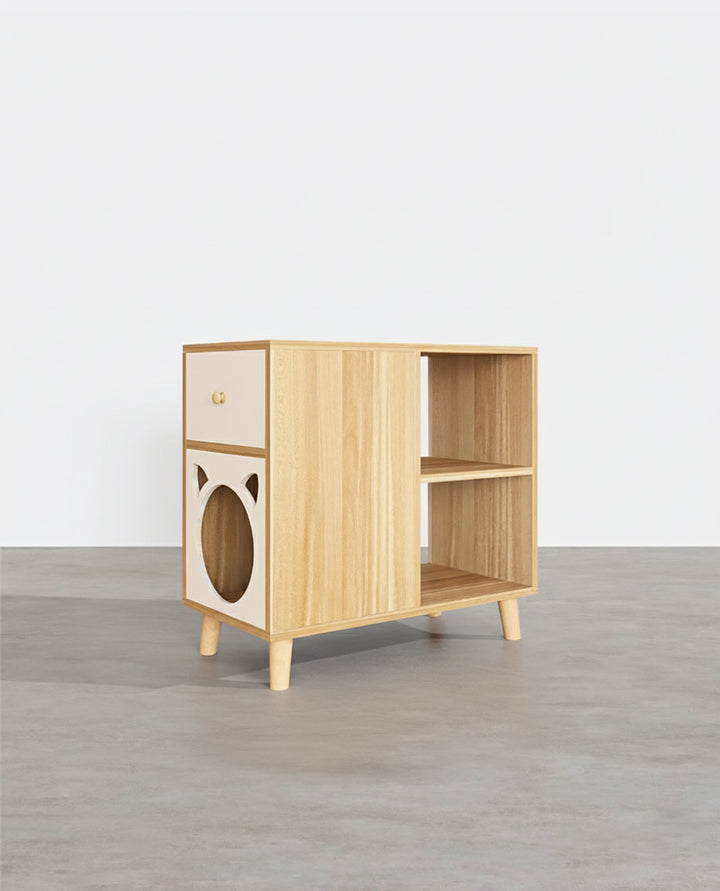 Casali Side Table With Pet House