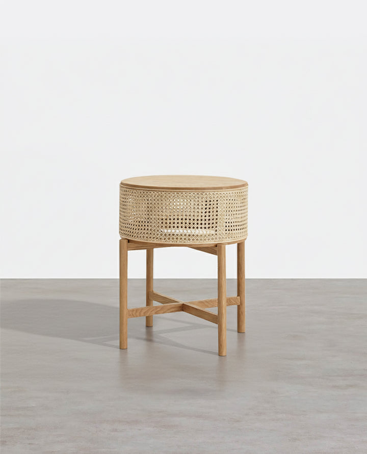 Bowden Rattan Side Table
