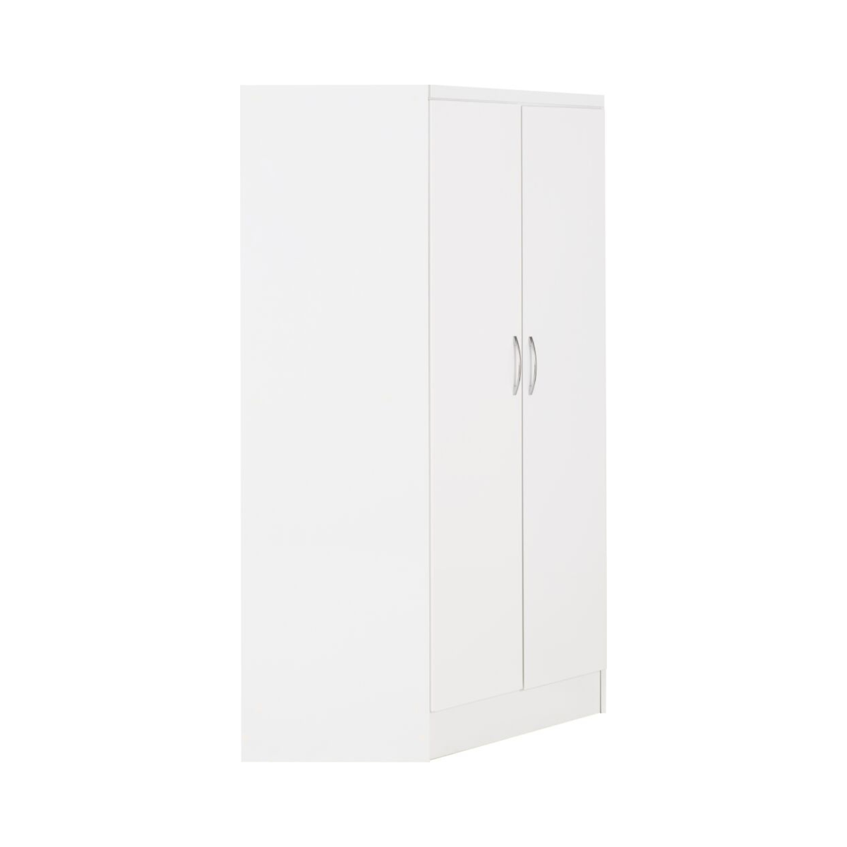 Nevada 2 Door Corner Wardrobe – White Gloss Finish