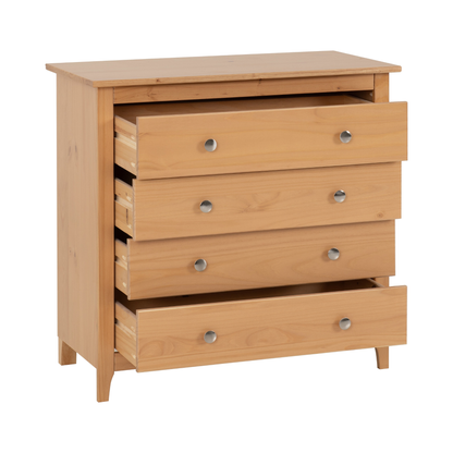 Oslo 4 Drawer Chest - Antique Pine
