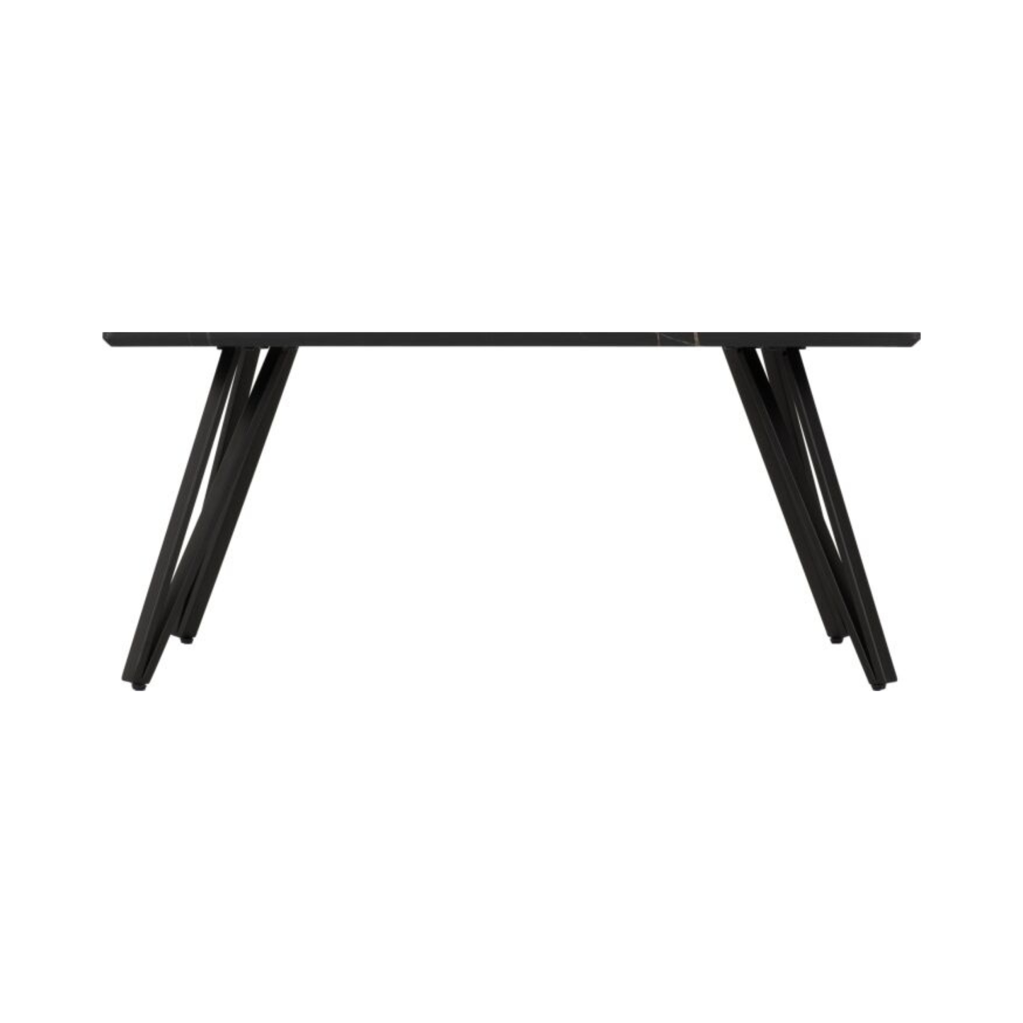 Marlow Coffee Table - Black Marble Effect, Modern Design
