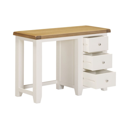 Windsor 3 Drawer Dressing Table – Ivory & Oak