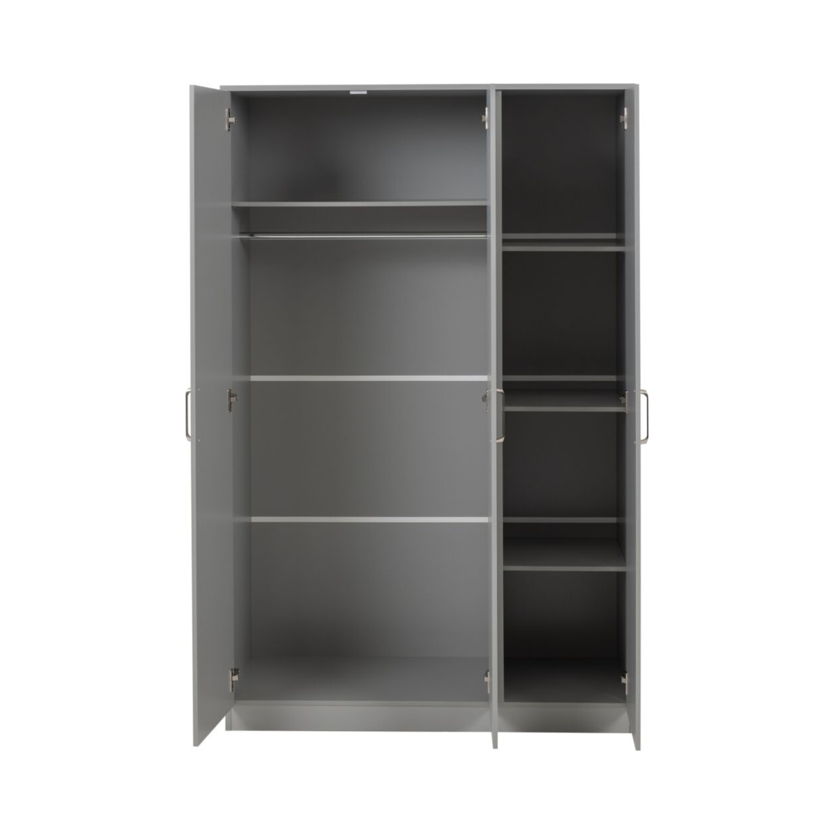 Dakota 3 Door Wardrobe – Light Grey