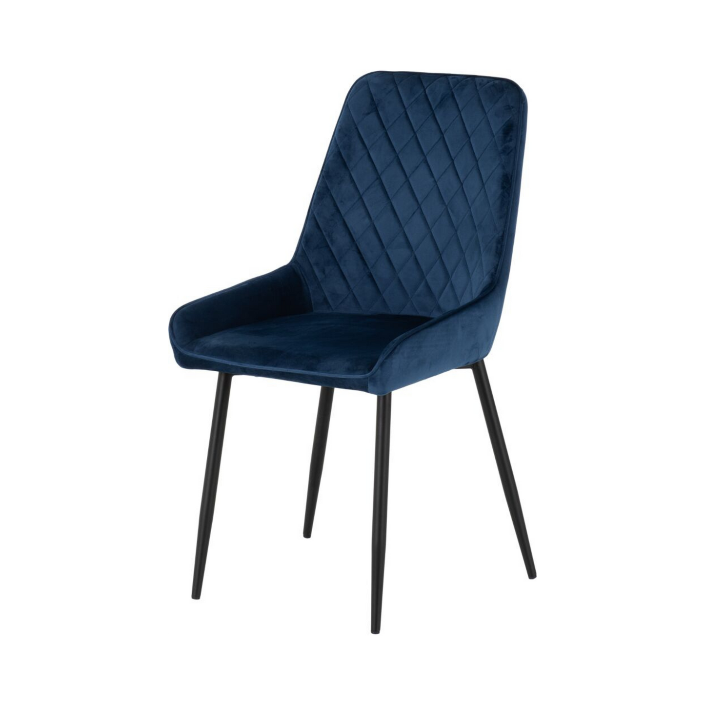 Avery Dining Chair (Set of 2) – Sapphire Blue Velvet