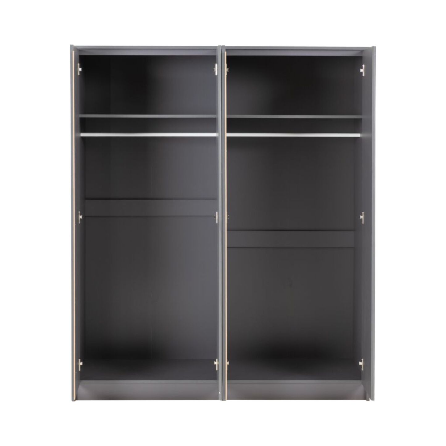 Malvern 4 Door Wardrobe – Grey | Modern Bedroom Storage