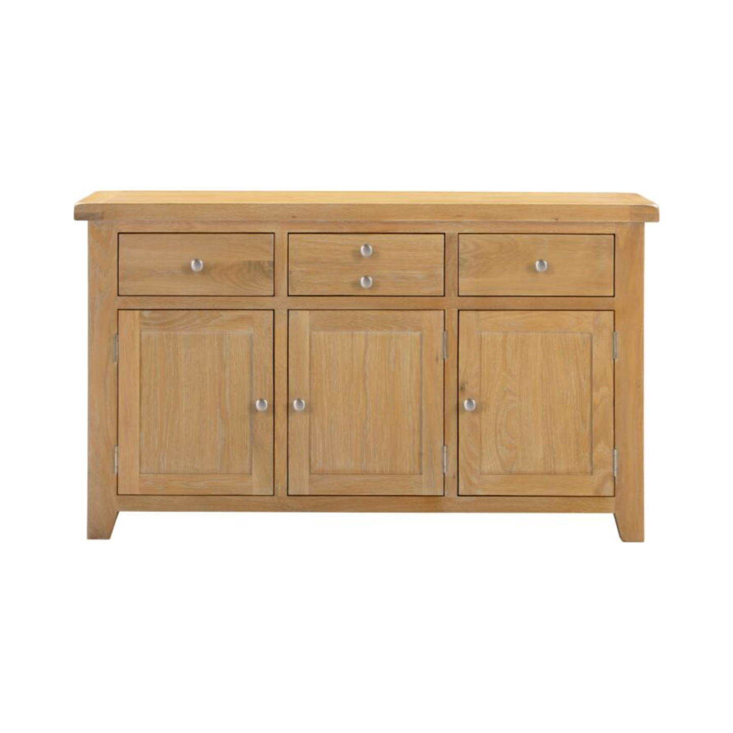 Windsor 3 Door 3 Drawer Sideboard – Natural Oak