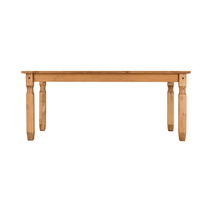 Corona 6' Dining Table – Distressed Waxed Pine
