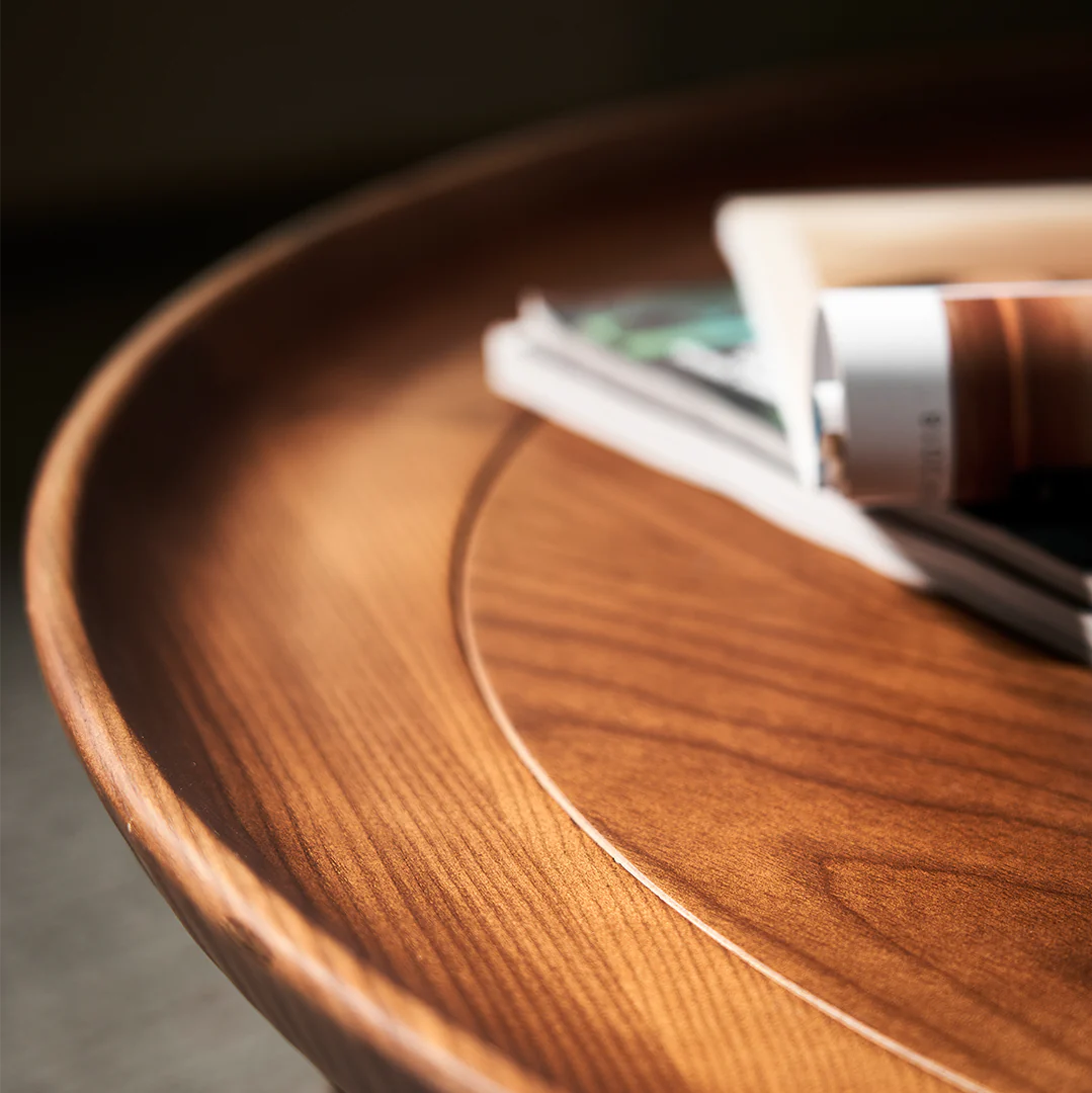Bakula Wood Coffee Table, Rattan
