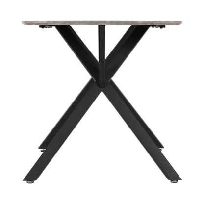 Athens Rectangular Dining Table – Concrete Effect