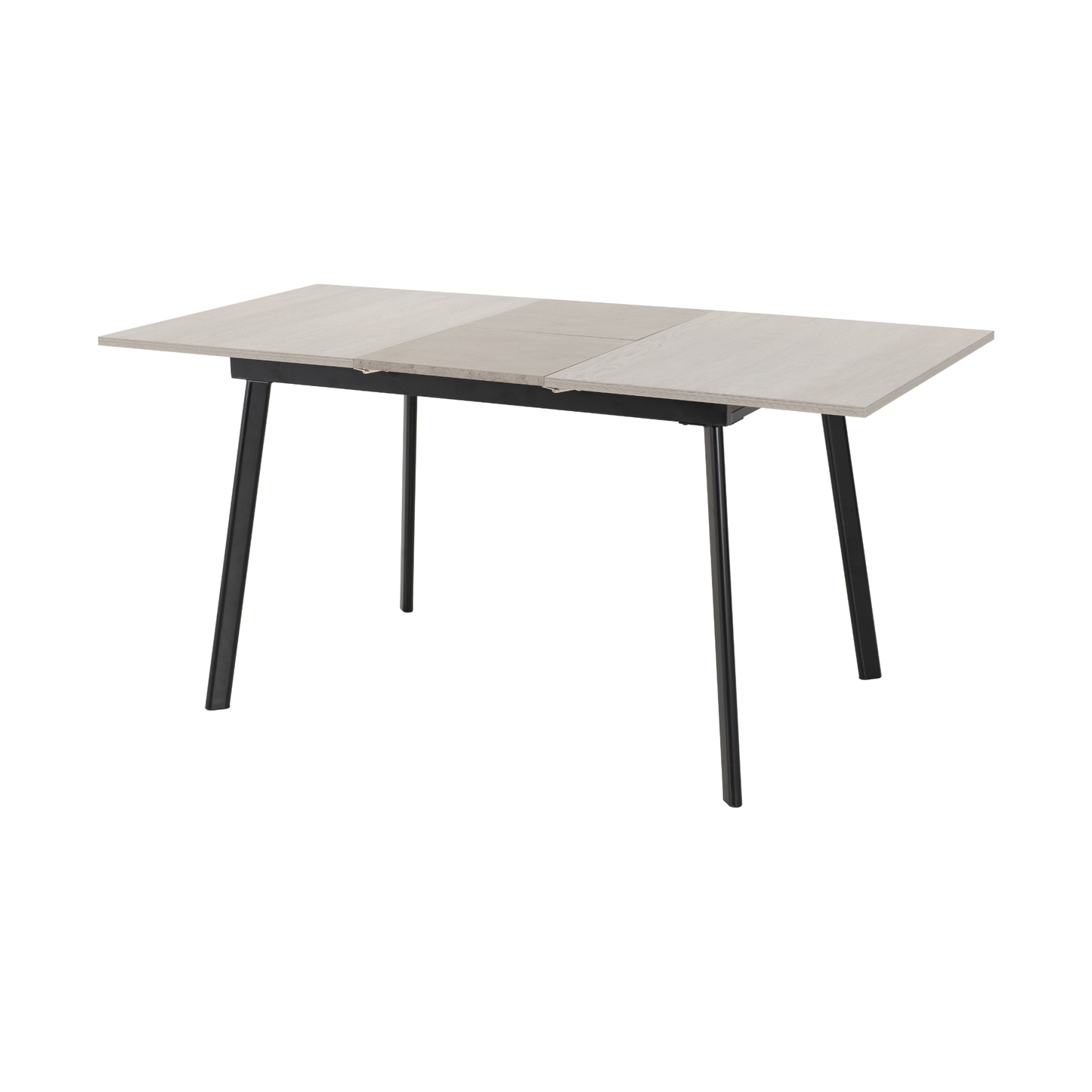 Avery Extending Dining Set with 4 Chairs - Concrete & Emerald Green Velvet