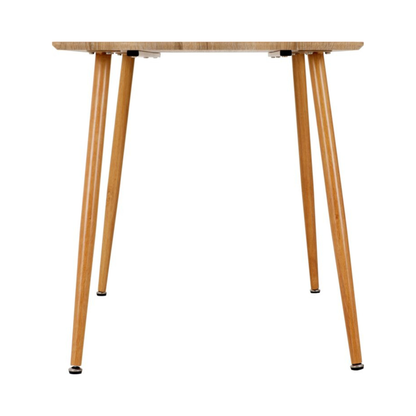 Barley Oak Veneer Dining Table – 120cm