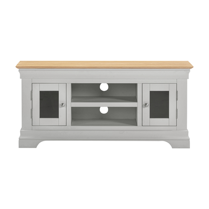 Bordeaux Small TV Stand - Pebble Grey Oak