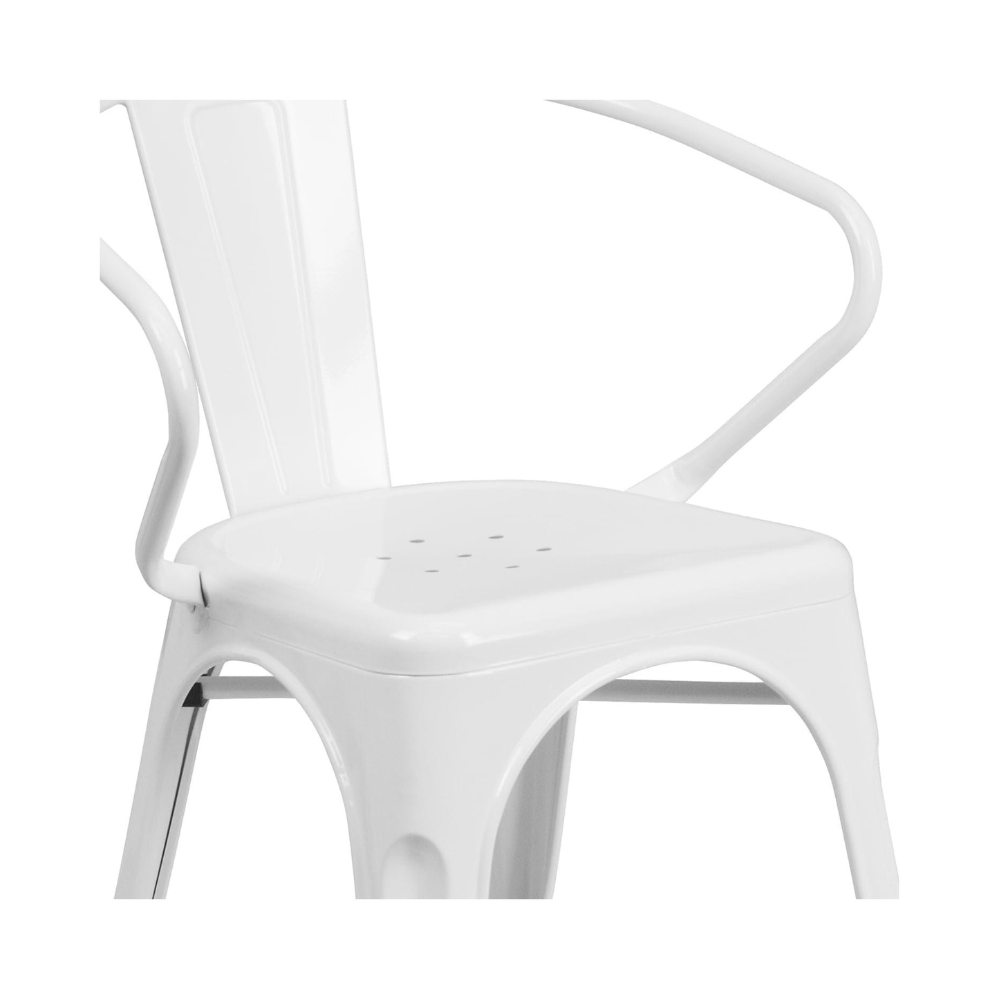 Roy Vintage Style Dining Chair White – Set of 4