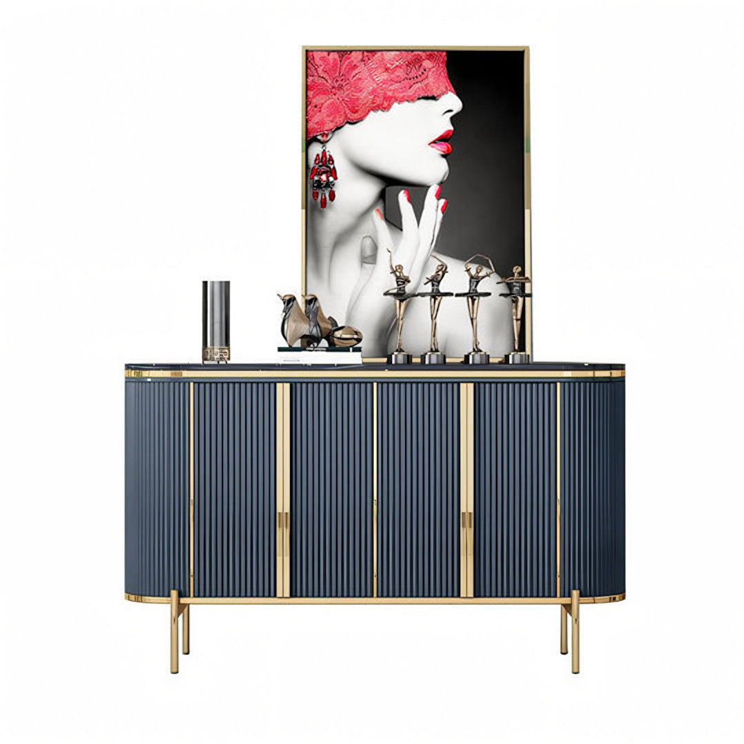Elec Sideboard, Green & Gold