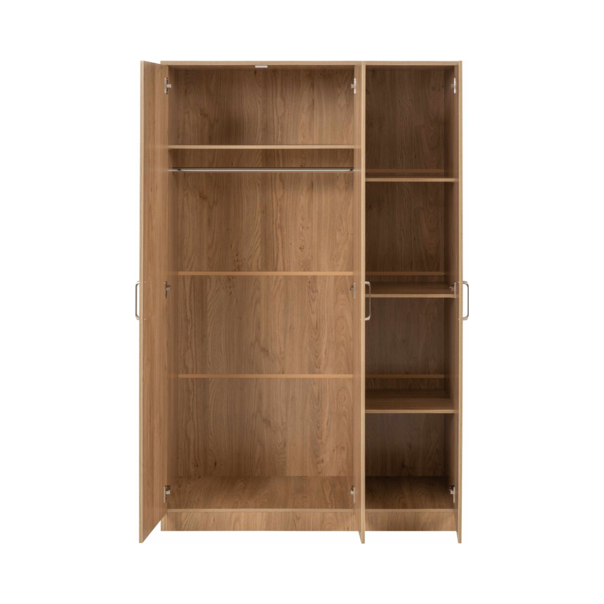 Dakota 3 Door Wardrobe – Oak Effect