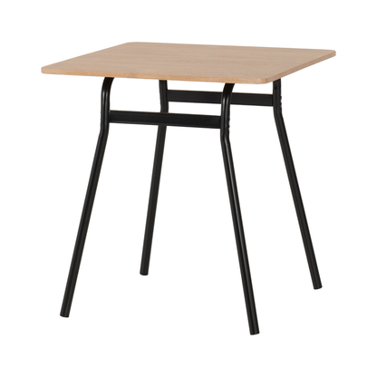 Warren 1+2 Dining Set - Russet Oak Effect/Black