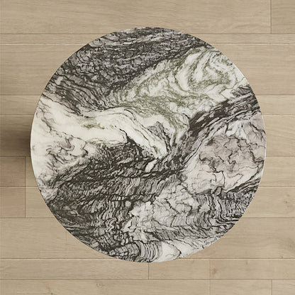 Echevarria Round Side Table, Marble