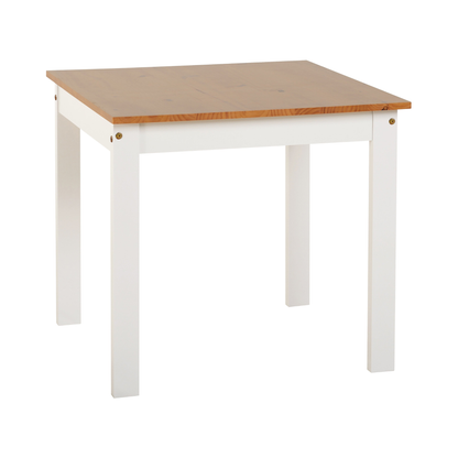 Ludlow 1+2 Dining Set - White/Oak Effect