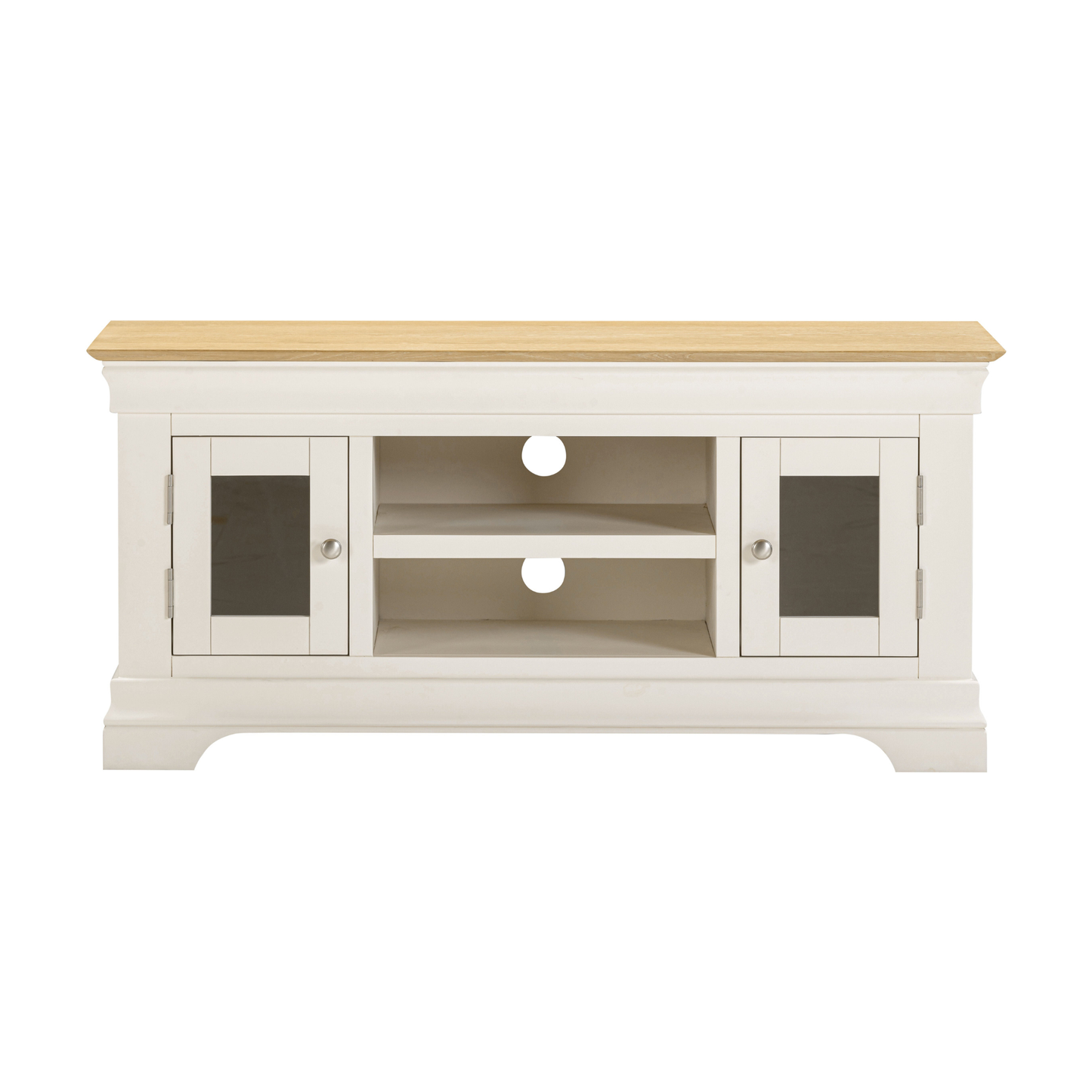 Bordeaux Small TV Stand - Ivory Oak