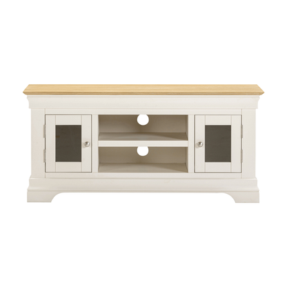 Bordeaux Small TV Stand - Ivory Oak