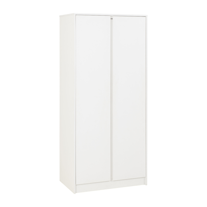 Malvern Trio Set White Wardrobe Chest & Bedside