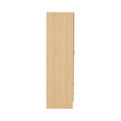 Nevada 4 Door 2 Drawer Wardrobe - Sonoma Oak Effect