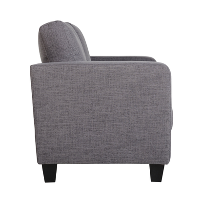 Tempo Two Seater Sofa - Grey Fabric