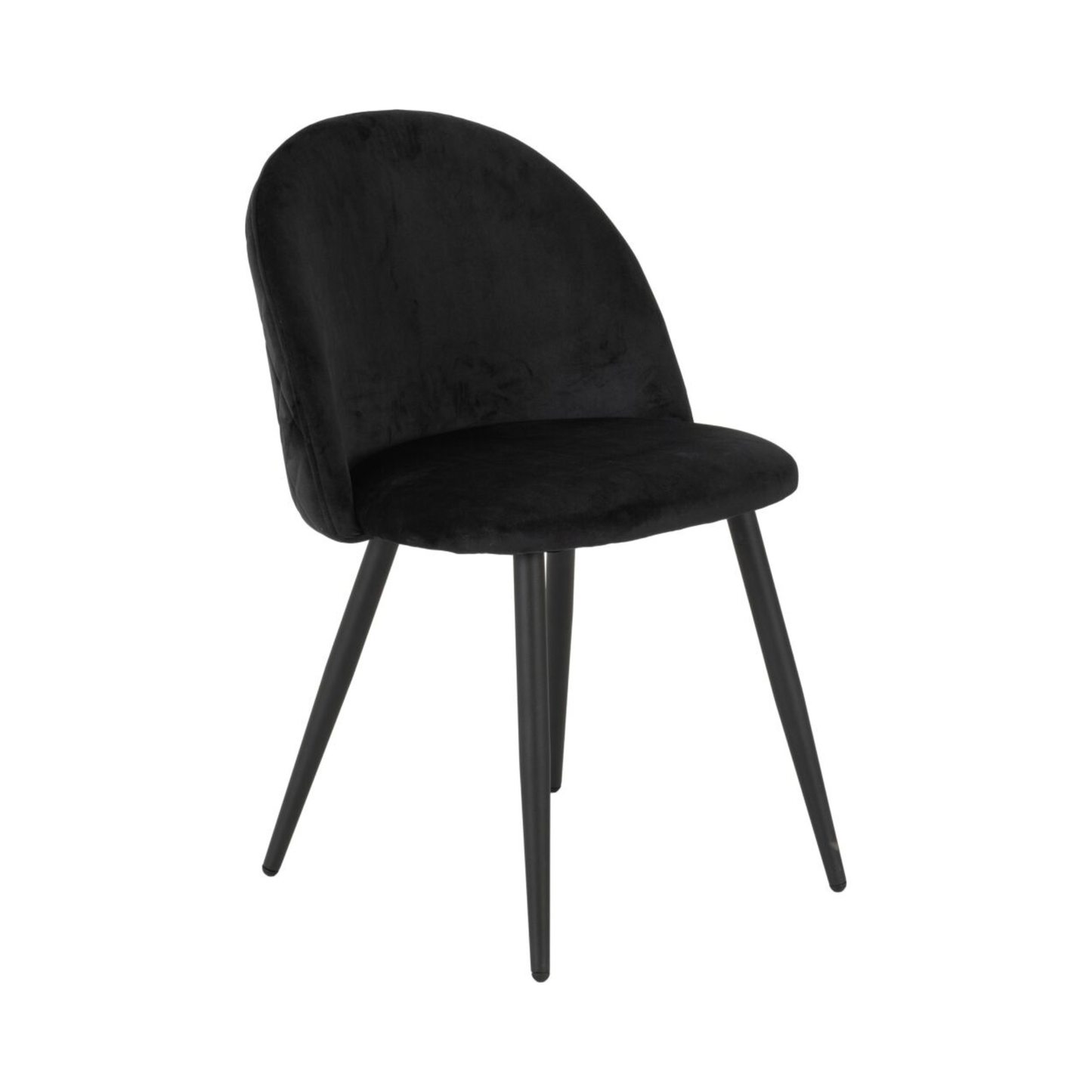 Marlow Dining Chair - Black Velvet (Set of 4)