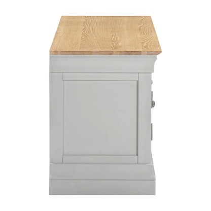 Bordeaux TV Stand - Pebble Grey Oak