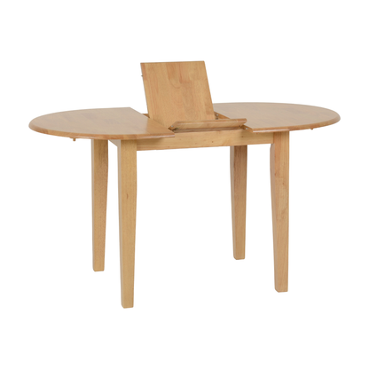 Oxford Extending Dining Set - Oak/Mink Microsuede (4 Chairs)