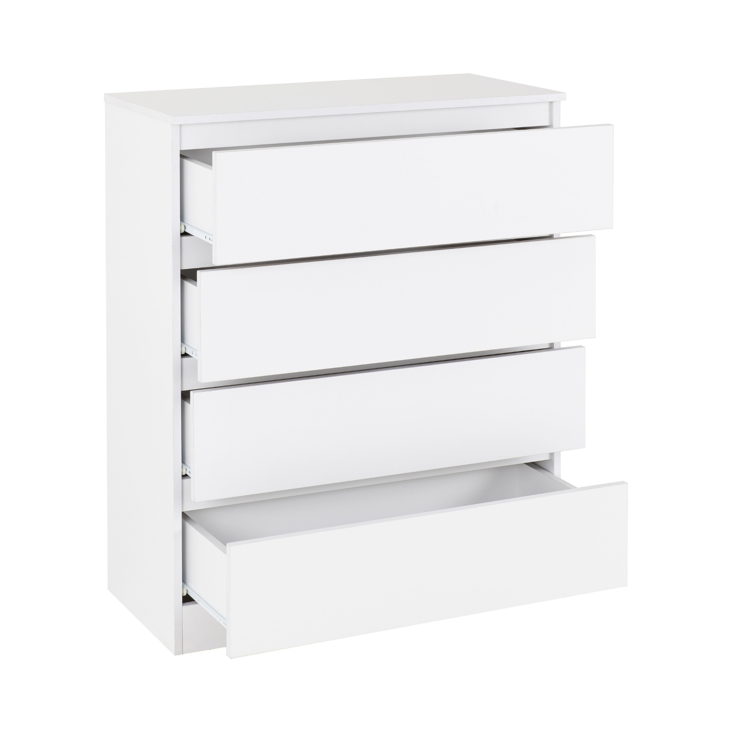 Malvern 4 Drawer Chest - White