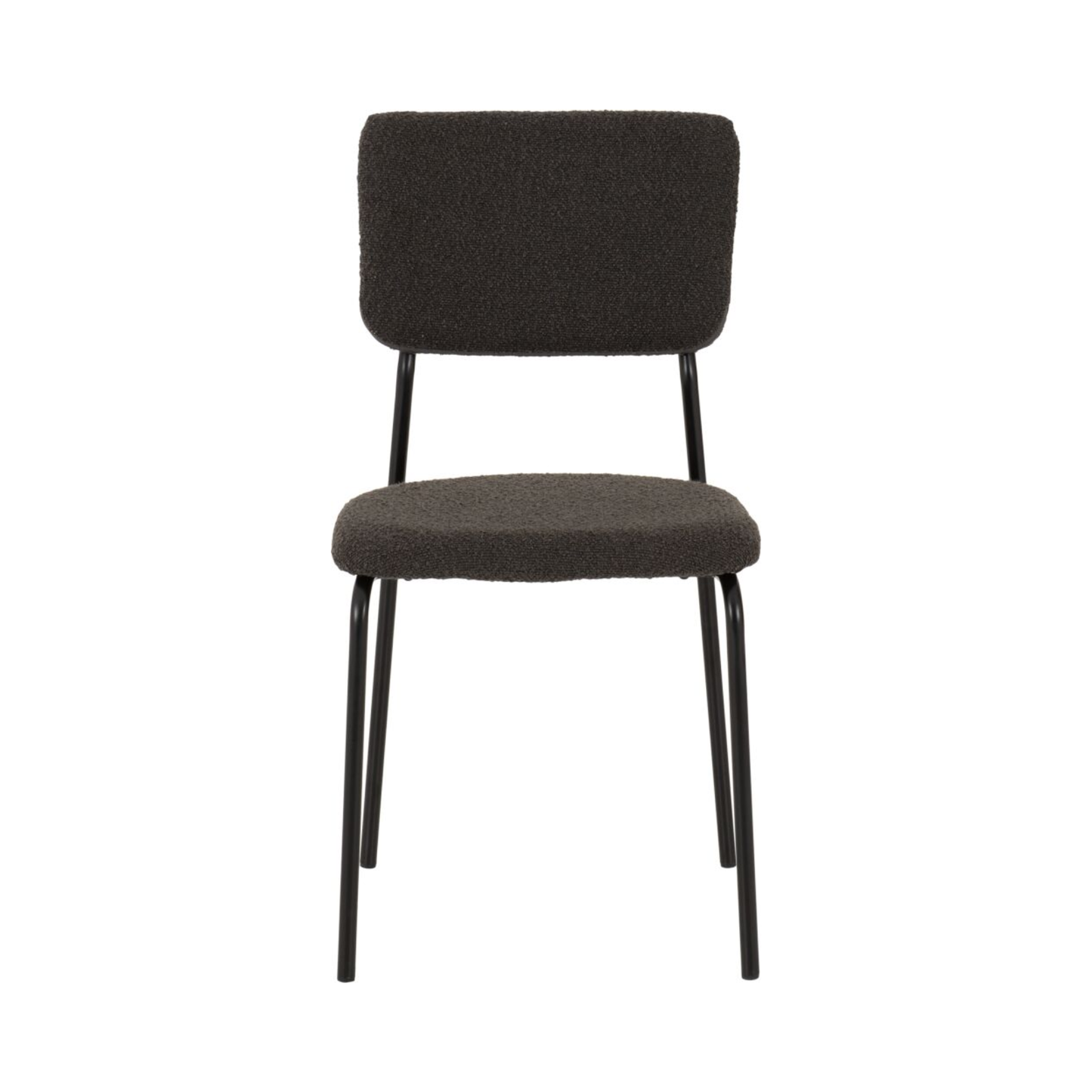 Sheldon Dining Chair Set - Grey Boucle Fabric (Pack of 4)