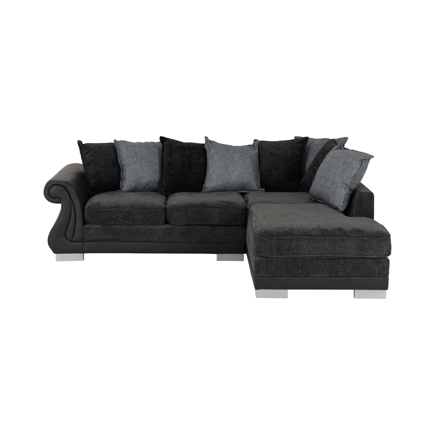 Elsa Corner Sofa - Dark Grey