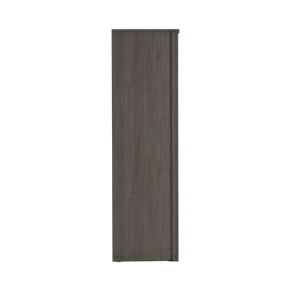 Lisbon 3 Door Wardrobe – Black Wood Grain with Mirror