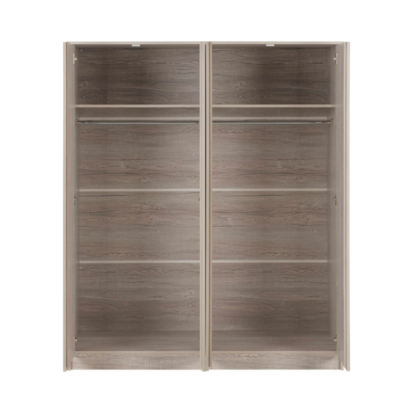 Malvern 4 Door Wardrobe – Urban Snow | Modern Bedroom Storage