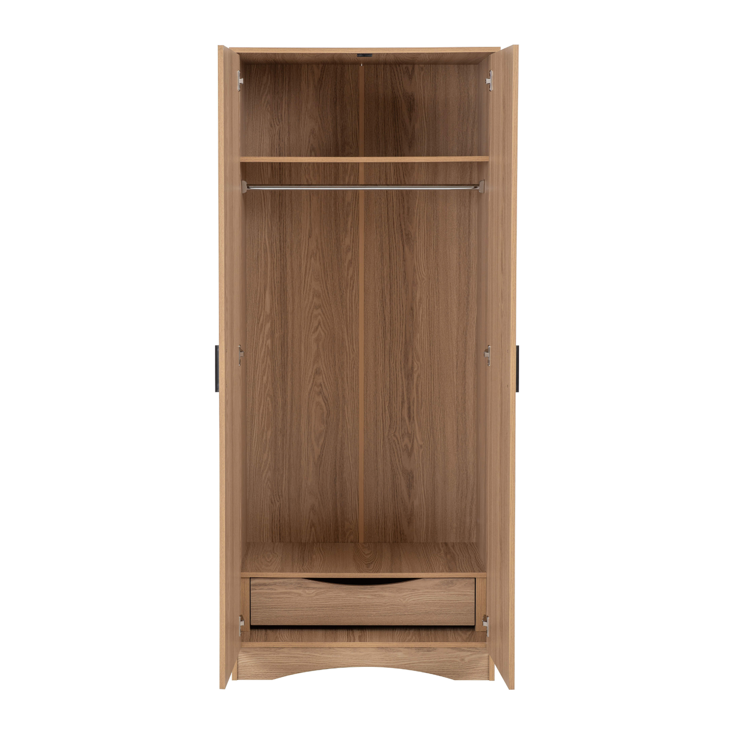 Tessa 2 Door Wardrobe - Natural Oak Effect
