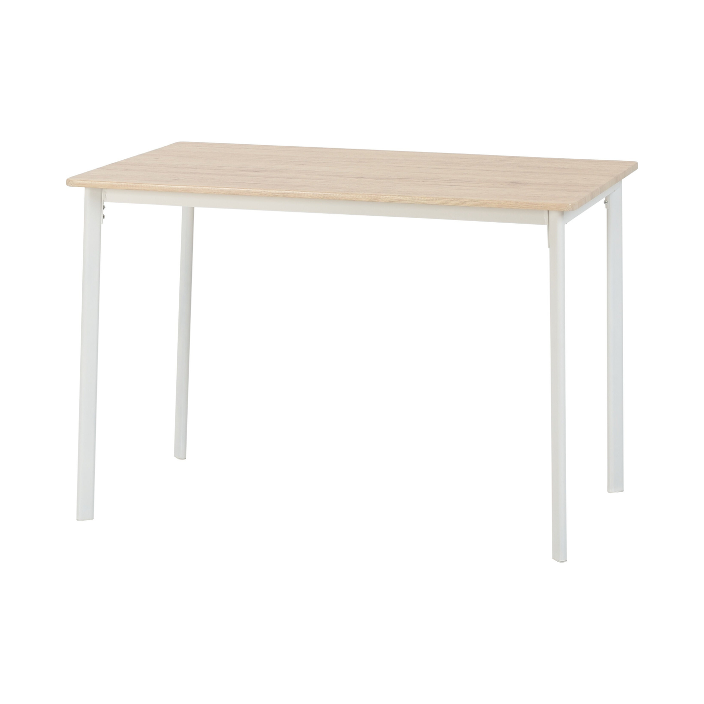 Riley Large Dining Set - White/Light Oak Effect Veneer