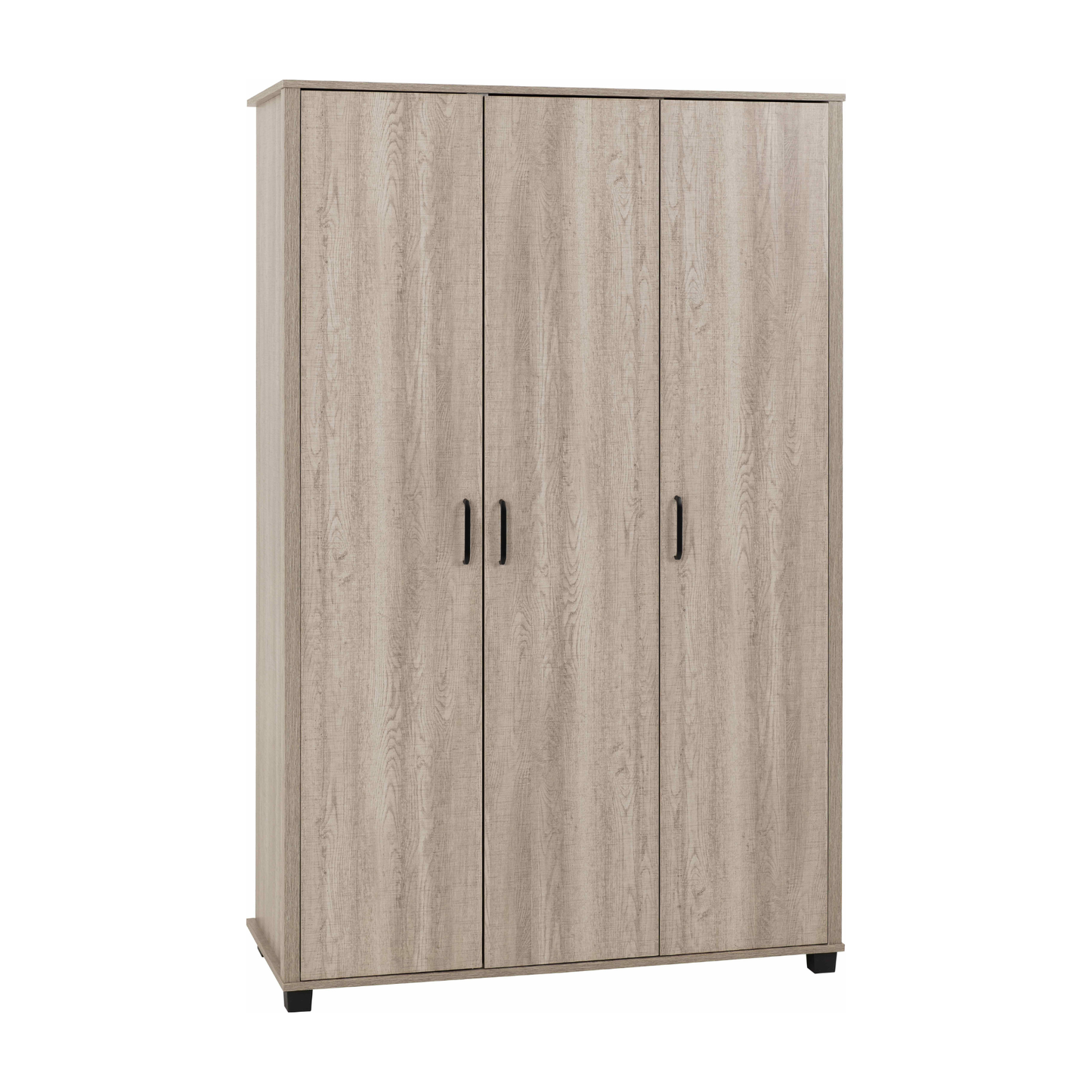 Oliver 3 Door Wardrobe Bedroom Set – Light Oak Effect