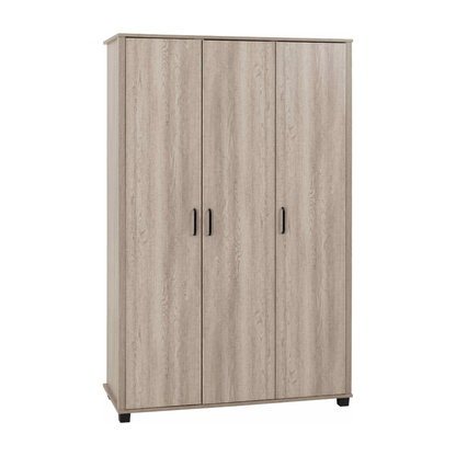 Oliver 3 Door Wardrobe Bedroom Set – Light Oak Effect