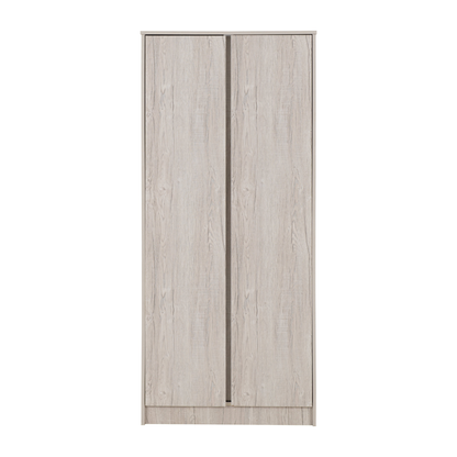 Malvern 2 Door Wardrobe Bedroom Set Urban Snow