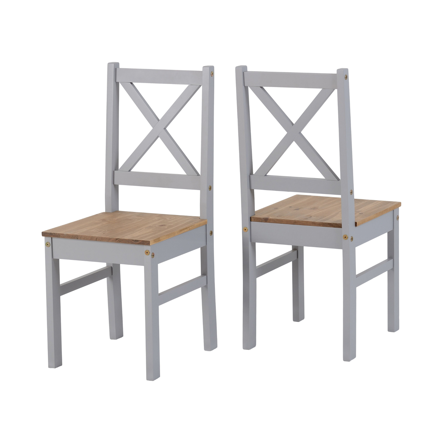 Salvador 1+4 Tile Top Dining Set - Grey Slate/Pine