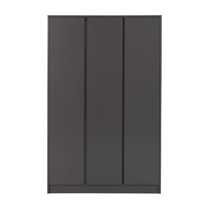 Malvern 3 Door Wardrobe Bedroom Set Grey