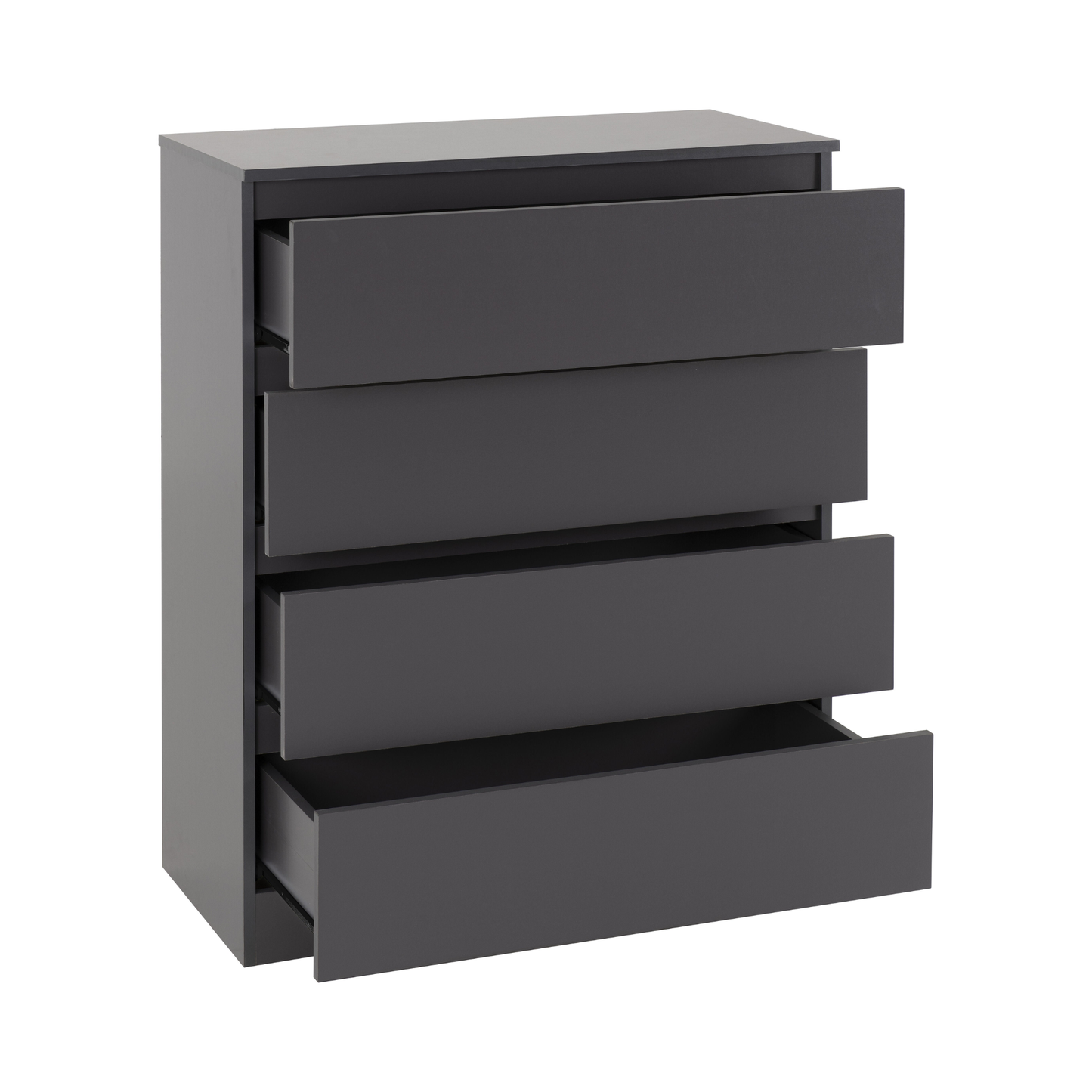 Malvern 4 Drawer Chest - Grey