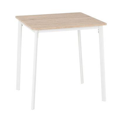 Riley Small Dining Set - White/Light Oak Effect Veneer